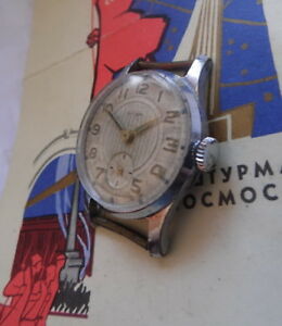 【送料無料】腕時計 ヤンターモントルムカニークアンシエンヌルスチュフツルビスyantar montre mecanique ancienne 15 rubis made in urss chchz urss 19501960