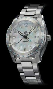 【送料無料】腕時計 ゼロススレッシャーマザーオブパールウォッチディーラー zelos thresher 500m gmt mother of pearl 42mm watch dealer warranty