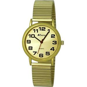 【送料無料】腕時計 ラヴェルゲンスゴールドトーンステンレススチールブレスレットストラップウォッチravel gents goldtone stainless steel expandable bracelet strap watch r0208051