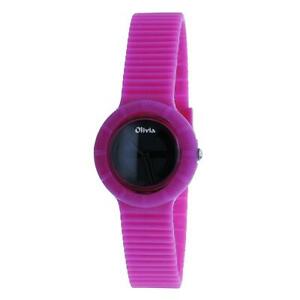 【送料無料】腕時計 オリビアダークピンクシリコーンアジャスタブルストラップウォッチolivia dark pink silicone adjustable strap watch 【送料無料】腕時計 オリビアダークピンクシリコーンアジャスタブルストラップウォッチolivia dark pink silicone adjustable strap watch