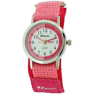 【送料無料】腕時計 ラヴェルタイムキッズガールズピンクファスンストラップウォッチravel time teacher kids girls pink easy fasten strap watch r150754