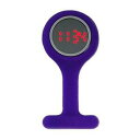 【送料無料】腕時計 デジタルパープルゴムフォブウォッチboxx led digital purple rubber infection control nurses fob watch