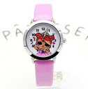 【送料無料】腕時計 セールファイブチャイルドドールクォーツウォッチライトピンクストラップ five childs doll quartz watches lig...