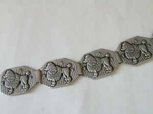 ̵ӻסߥסɥɥå٥ȥ奨꡼ơaluminum poodle dog belt jewelry 30 vintage 184c