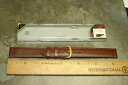 【送料無料】腕時計 メンズブラウンステッチカーフスキンレザースペーデルロングウォッチワンドmens 16mm brown stitched calfskin g...