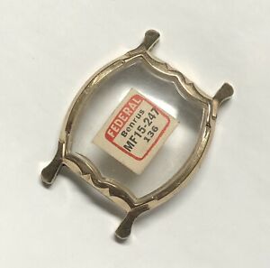 ベンラス 【送料無料】腕時計　ヴィンテージベンラスシールドウォッチガラスクリスタルrare nos vintage benrus shield shape watch glass crystal only