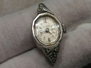 【送料無料】腕時計　ヴィンテージブロバレディースゴールドプレートジュエルvintage bulova womens 19..
