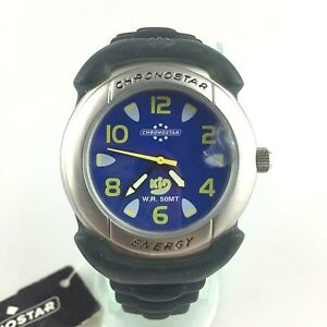 腕時計　オロロジオクロノスターエナジークオーゾウオモウォッチゴンマラバーファンツィオナンテorologio chronostar energy quarzo uomo 38mm watch gomma rubber funzionante