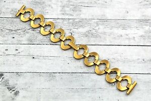 【送料無料】腕時計　ブラッチャレアンニヴィンテージレディラミナトゴールドドナクールオロオパコbracciale anni 6070 vintage lady laminato gold donna cool oro opaco 16 mm