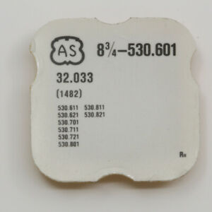 【送料無料】腕時計　ギヤas 530601 part 1481 part 1482 reduction gear driving as 530621 530721 530821