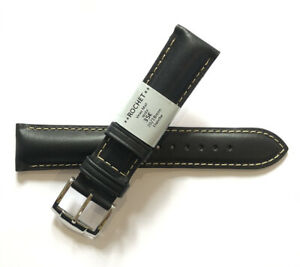 ̵ӻס֥쥹åȥȥåץȥǥΥ?c118 bracelet strap montre rochet cuir de veau noir 20 mm largeur neuf 35?