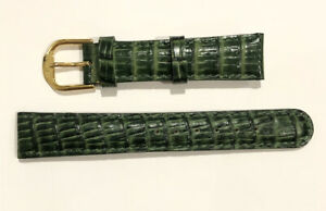 【送料無料】腕時計　ブレスレットストラップモントレフェスティナキュイルc63 neuf bracelet strap montre festina cuir veritable vert 16 mm largeur
