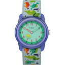 【送料無料】腕時計 キッズタイムマシンtimex tw7c77300, kids time machines elastic watch, dinosaurs,...