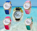 【送料無料】腕時計 モントレフェムアムールラブクーラーバレンティンパイルmontre femme je taime amour love 5 couleurs saint valentin 1 pile kdo v06