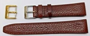 【送料無料】腕時計　オープンエンドレザーウォッチストラップメンズミリメートルquality open ends anti allergy leather watch strap mens 18mm