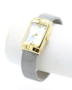 【送料無料】腕時計　ヴィンテージゴールドトーンメッシュウォッチバッテリーvintage 1990s gold tone and mesh watch, battery