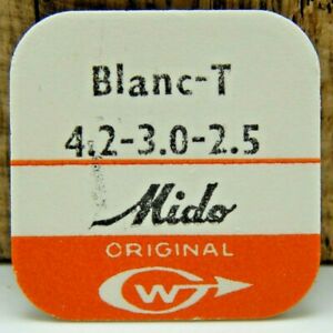 【送料無料】腕時計　ヴィンテージミドステンレススチールウォッチクラウンブランvintage nos mido stainless steel watch crown blanc t 423025 42mm signed