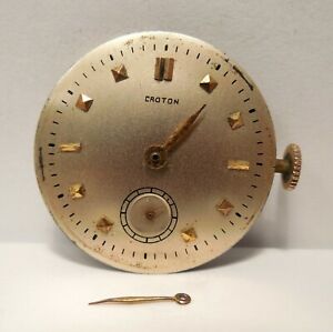 【送料無料】腕時計　クロトンマニュアルメンズリストウォッチcroton t 30 518 17 jewels manual wind mens wrist watch movement