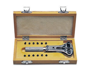 【送料無料】腕時計　ウッドボックスケースレンチcase wrench in wood box