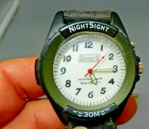 【送料無料】腕時計　コールマンナイトサイトcoleman night sight 30m water resistant wristwatch 40717