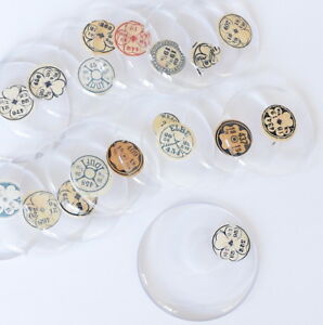 【送料無料】腕時計　ブルスアイガラスガラスポケットウォッチポケットウォッチガラス