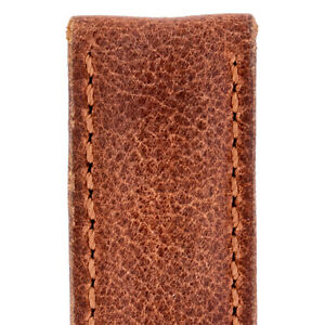 【送料無料】腕時計　ヴィンテージレザーウォッチストラップマホガニー