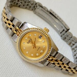 【送料無料】腕時計 ファラオノーブルツートーンゴールドシルバージュビリーブレスレットデイトウォッチpharaoh noble womens two tone gold silver jubilee bracelet date watch nice 【送料無料】腕時計 ファラオノーブルツートーンゴールドシルバージュビリーブレスレットデイトウォッチpharaoh noble womens two tone gold silver jubilee bracelet date watch nice