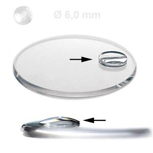 【送料無料】腕時計 レンズラウンドdatumslupe datumslinse rund 6mm