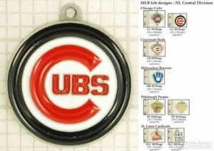 【送料無料】腕時計　チームロゴフォブセントラルデザインチェーンオプションmlb team logo fobs nl central, various designs amp; watch chain options