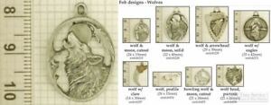 【送料無料】腕時計　オオカミフォブデザインチェーンオプションwolf decorative fobs, various designs amp; watch chain options