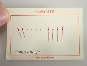 【送料無料】腕時計 ヴィンテージスイスレッドウォッチハンドvintage swiss red watch hands 10mm 16mm nos 58917 【送料無料】腕時計 ヴィンテージスイスレッドウォッチハンドvintage swiss red watch hands 10mm 16mm nos 58917