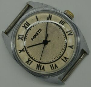 【送料無料】腕時計 ヴィンテージロシアラケタサービスvintage ussr russian wristwatch raketa serviced 506