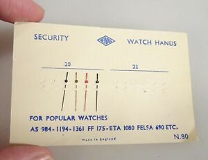 【送料無料】腕時計　ヴィンテージフェルサウォッチハンズvintage felsa watch hands nos 58915