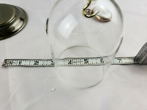 【送料無料】腕時計　ガラスクローシュドームノブフックアンティークブラスベースポケットウォッチ