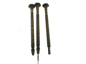 腕時計　ヴィンテージウォッチメーカースクリュードライバー3 vintage brass bestfit watchmakers screwdrivers good used complete incomplete