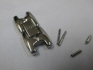 【送料無料】腕時計　ステンレスクラスプピンチューブgenuine esq esquire movado 100533a complete stainless steel clasp, pins amp; tubes