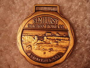 【送料無料】腕時計　エルムハーストストーンシカゴウォッチフォブelmhurst stone co chicago, il watch fob eaf1