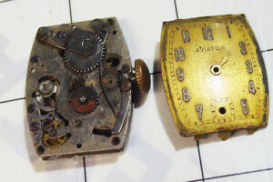 【送料無料】腕時計 アンティークアビエイターウォッチパットパットペンドparts antique aviator watch made in usa dec 3 35 pat nov 14 22 pat pend july 27