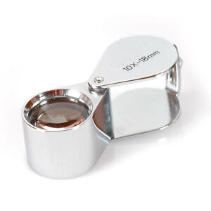 【送料無料】腕時計　インパクトレザーバッグプラナティeinschlaglupe 10x18mm in ledertasche aplanatisch neu