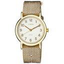 【送料無料】腕時計 タイムスウィークエンドミリメートルメタリックゴールドウォッチtimex weekender 38 mm metallic gold watc...