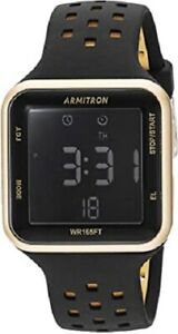 【送料無料】腕時計 アーミトロンデジタルレジンウォッチメートルクロノグラフアラームarmitron 408417gbk, digital resin watch, 100 meter wr, chronograph, alarm