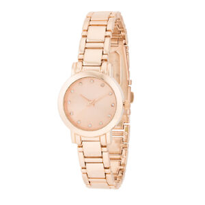 【送料無料】腕時計　ローズゴールドクリスタルウォッチrose gold crystal watch