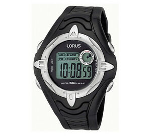 【送料無料】腕時計　ロラスゲンツクロノグラフレジンストラップウォッチlorus gents chronograph resin strap watch r2383bx9 lnp