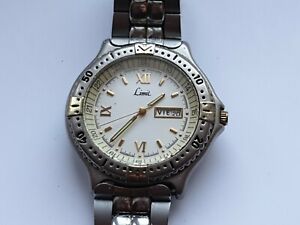 【送料無料】腕時計 ヴィンテージリミットステンレススチールストラップvintage limit gentlemans 3atm wrist watch, stainless steel strap