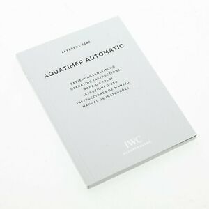 【送料無料】腕時計 アクアタイマーgenuine iwc aquatimer automatic 3290 instruction manual booklet