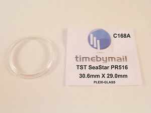 【送料無料】腕時計　シースタープレキシガラスクリスタルwatch plexiglass crystal for tissot seastar pr516 replacement 306 x 29mm c168a