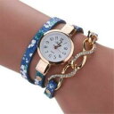 【送料無料】腕時計 ローズゴールドケースブレスレットduoya d060 rose gold case women bracelet watch