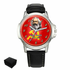 腕時計　カールマルクスドイツメンズクリスマスkarl marx german philosopher gents mens wrist watch christmas bes gift engraving