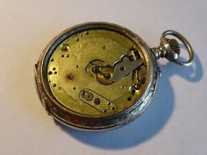【送料無料】腕時計 ヴィンテージモントルグーセットアージェントポインオンシニュvintage montre gousset argent 800 poincon cygne