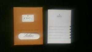 【送料無料】腕時計 オリジナルエベルリチネトナウoriginal ebel lichine tonneau operating instructions and warranty booklet